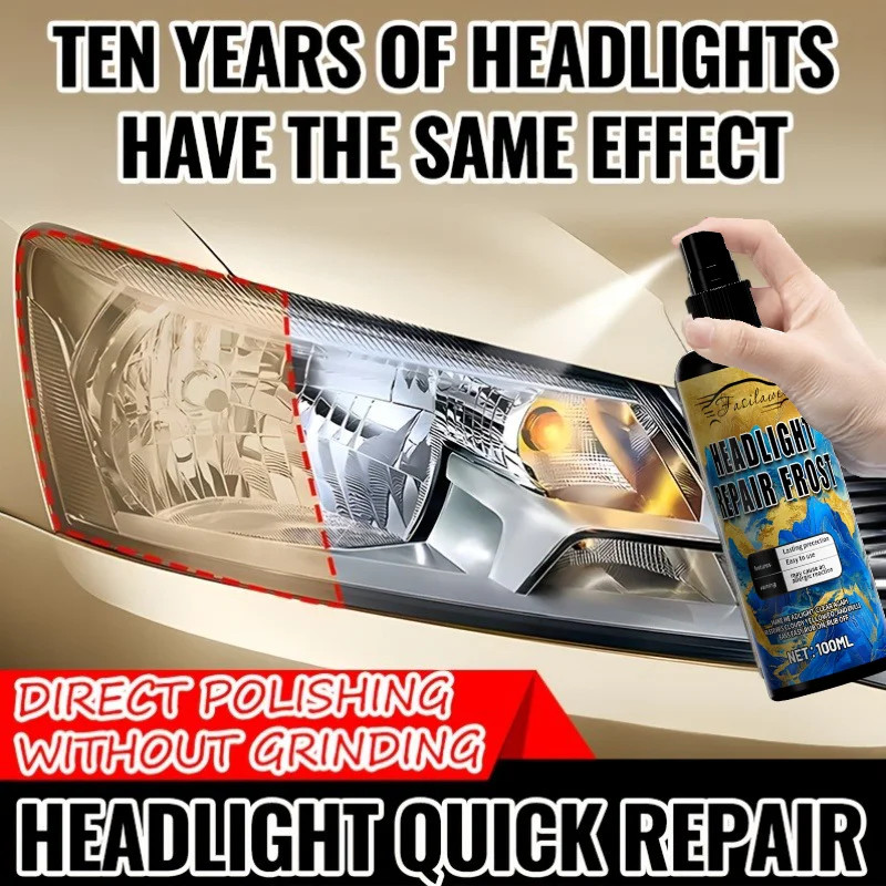 Car Headlight Repair Liquid 100-300ml Antioxidant Polishing Agent Remove