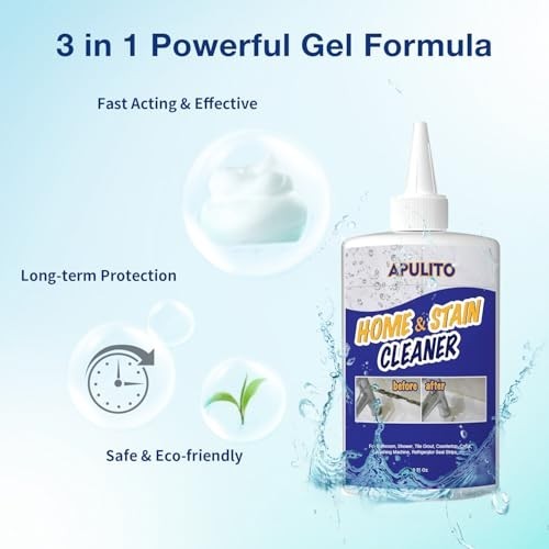 All Purpose Household Cleaner Gel 10 Fl Oz Tile Grout Bathroom Kitchen Shower