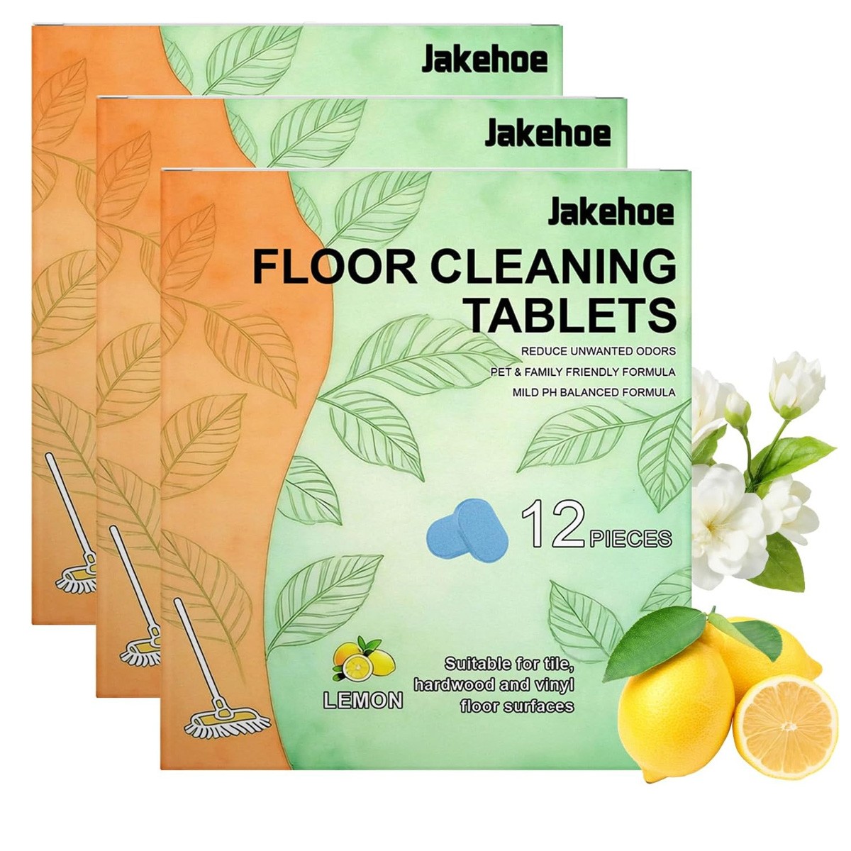 12~36Pieces Floor Cleaning Tablets – Powerful Floor Cleaner Cleaning Tablets CW