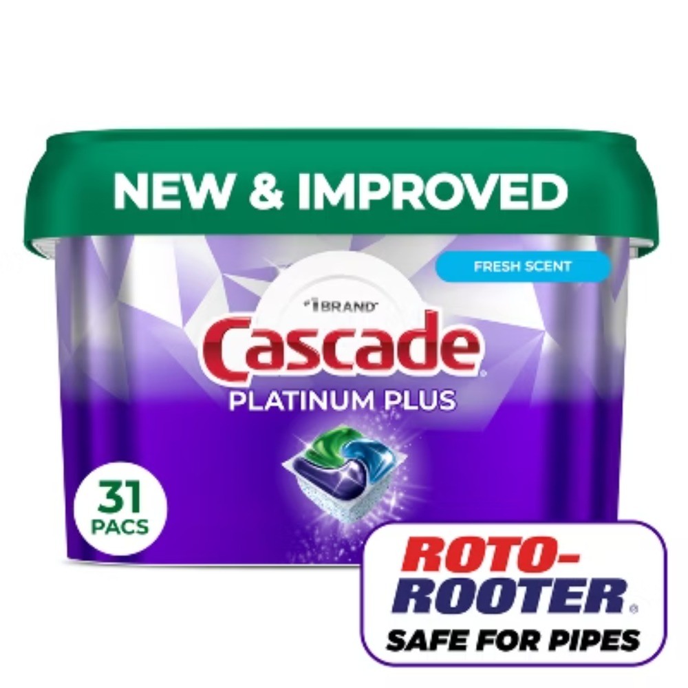 Cascade Platinum Plus Action Pacs Dishwasher Detergent – Lemon new