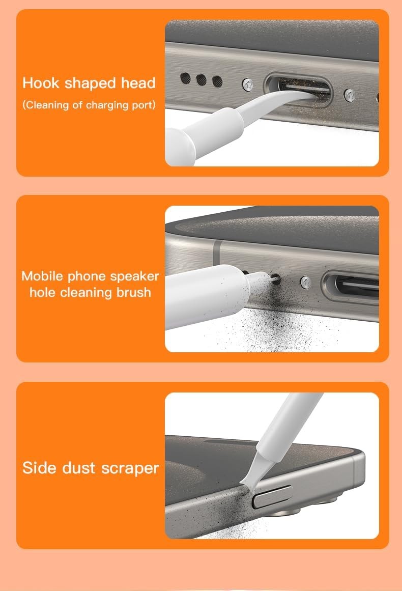 32-in-1 Multi-Functional Cleaning Kit for Electronics inlcuding Headphones,Mobil