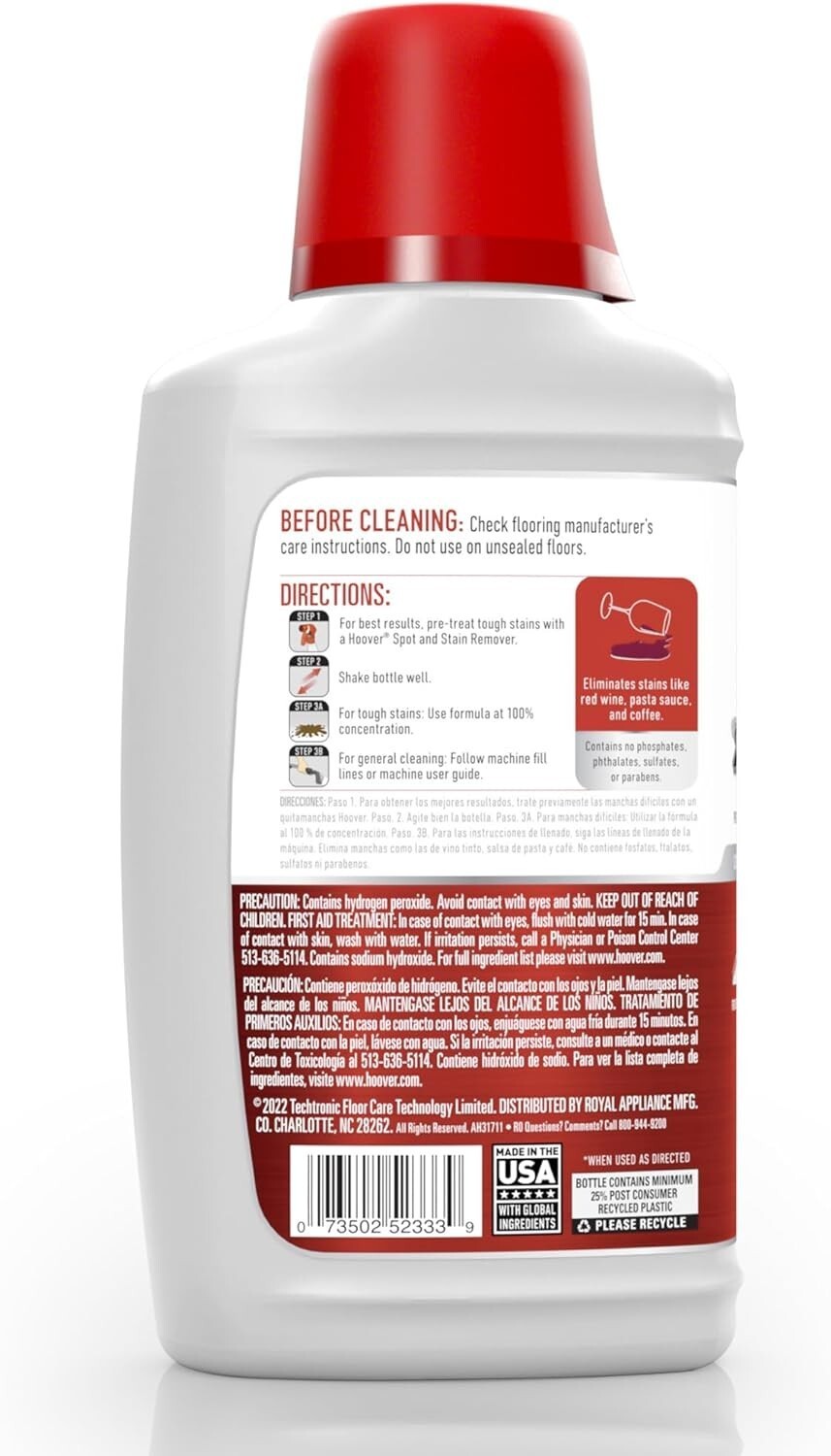 Hoover 32 oz. Oxy Portable Spot Cleaner Solution SKU: AH31711