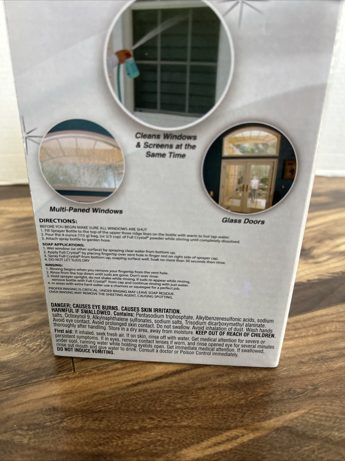 Fuller Window Cleaning Kit- 4 Oz Glass Cleaner and Bottle with 27Ft Reach NEW
