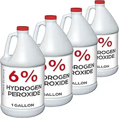 Allied Science 6% Hydrogen Peroxide, Food Grade H202 and Water – 4 Gallons