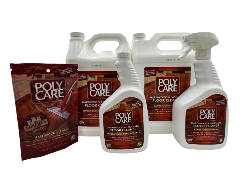 Hardwood Floor Cleaner Refill – 128 fl oz – Fresh- Refill for Spray Mops and …