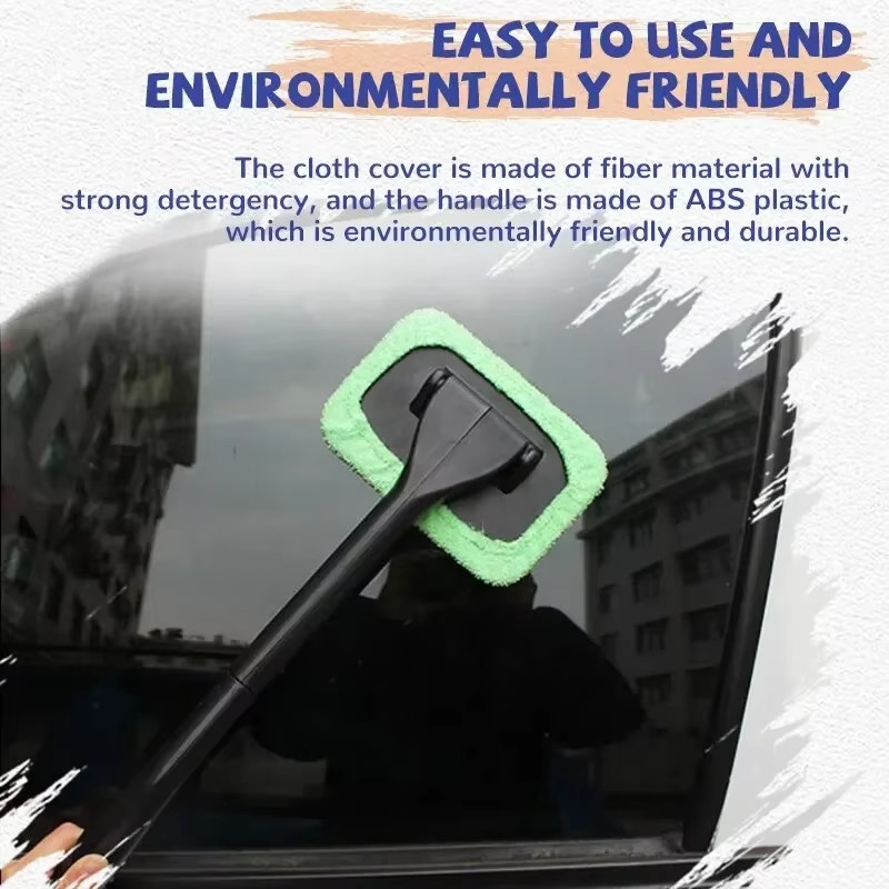 Car Window Cleaner Brush Kit Windshield Cleaning Wash Tool inside Interior Auto