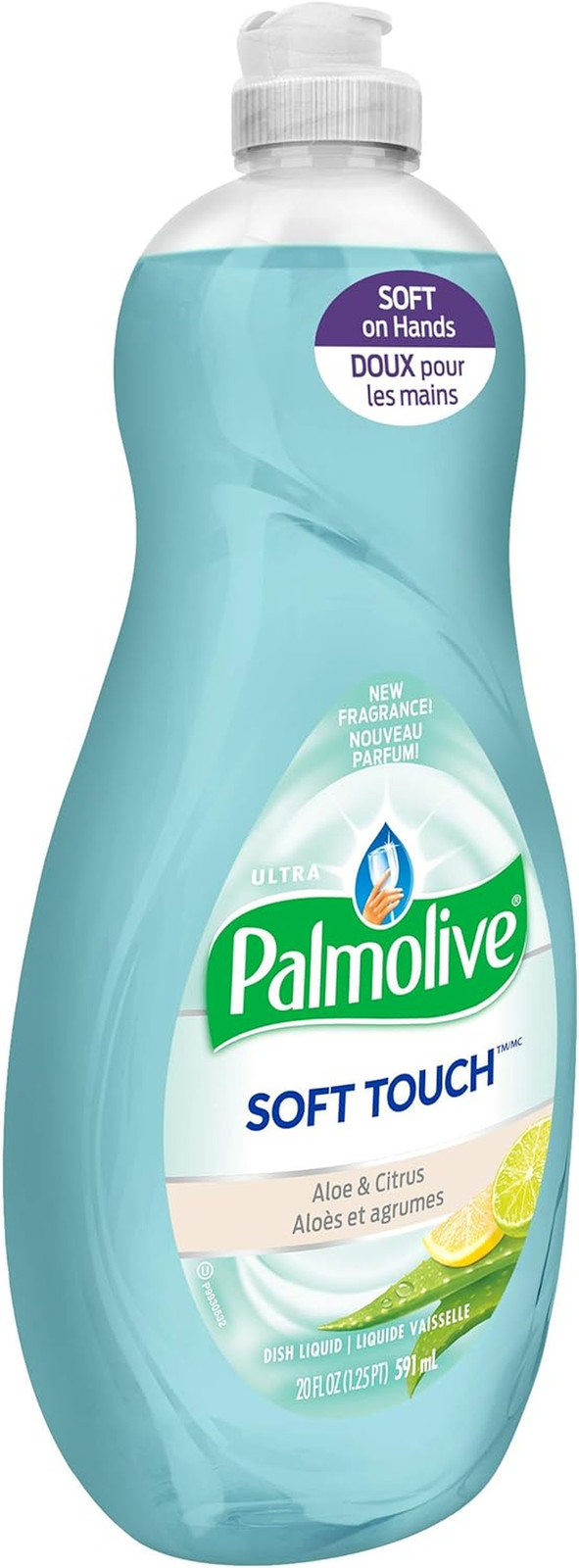 Ultra Soft Touch Dish Soap, Aloe and Citrus – 20 Fluid Ounce (9 Pack) (Packaging