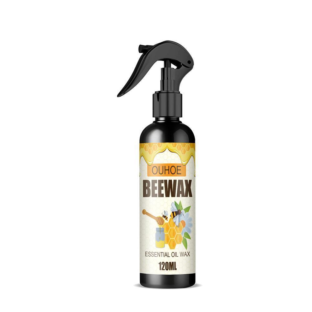 2x Beeswax Spray Furniture Polishing Natural Cleaner with Sponge and Towel USA
