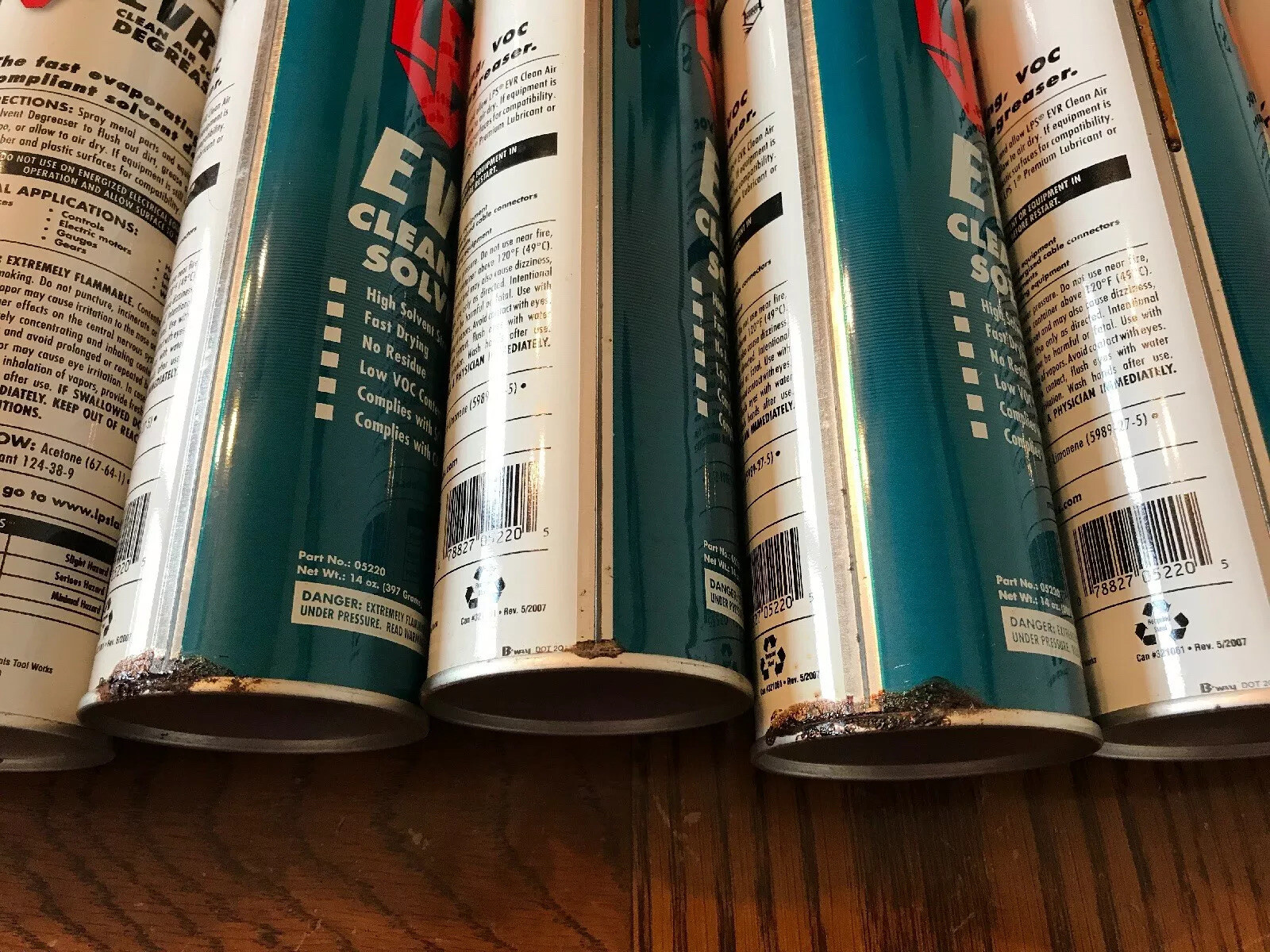 (11) Damaged LPS 05220 EVR(R),Solvent Degreaser,Size 20 oz. Cans -See Discript