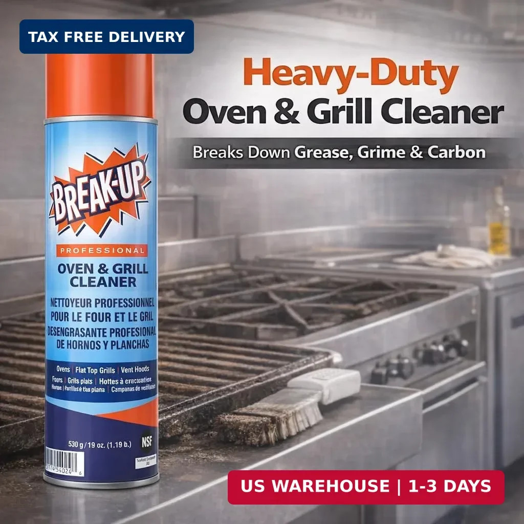 Diversey Break-Up Oven & Grill Cleaner, Aerosol Spray, 19 oz