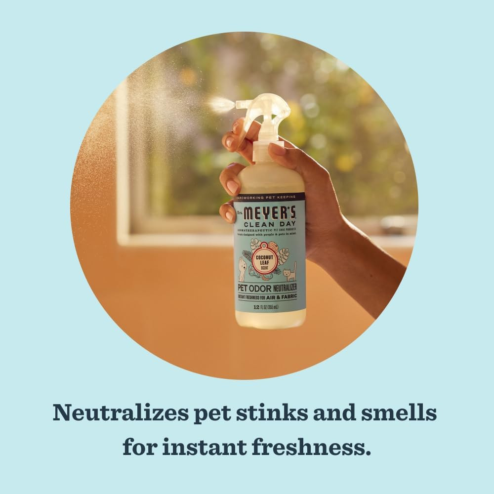 CLEAN DAY Pet Odor Neutralizer, Coconut Leaf Scent, 12Oz