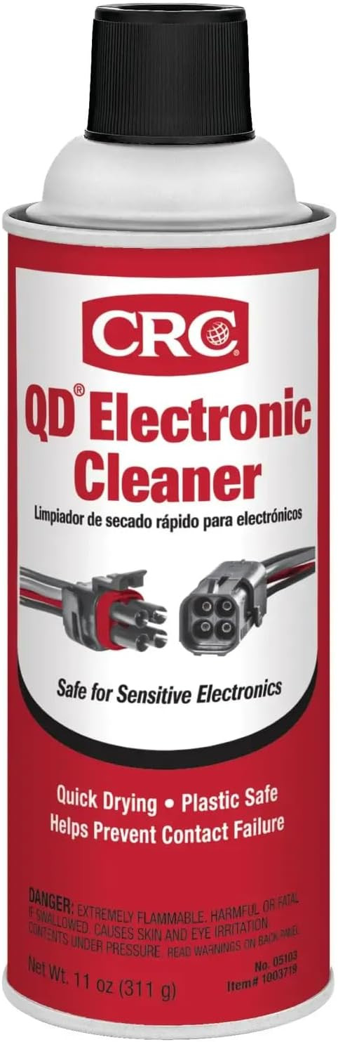 Electronic Contact Cleaner Spray Best Quick Drying Fix CRC QD Corrosion Debris11