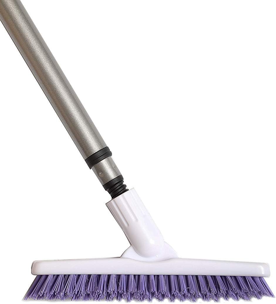 Versatile 9″ Tile & Grout Brush Head – Durable, Adjustable, Scratch-Free Design
