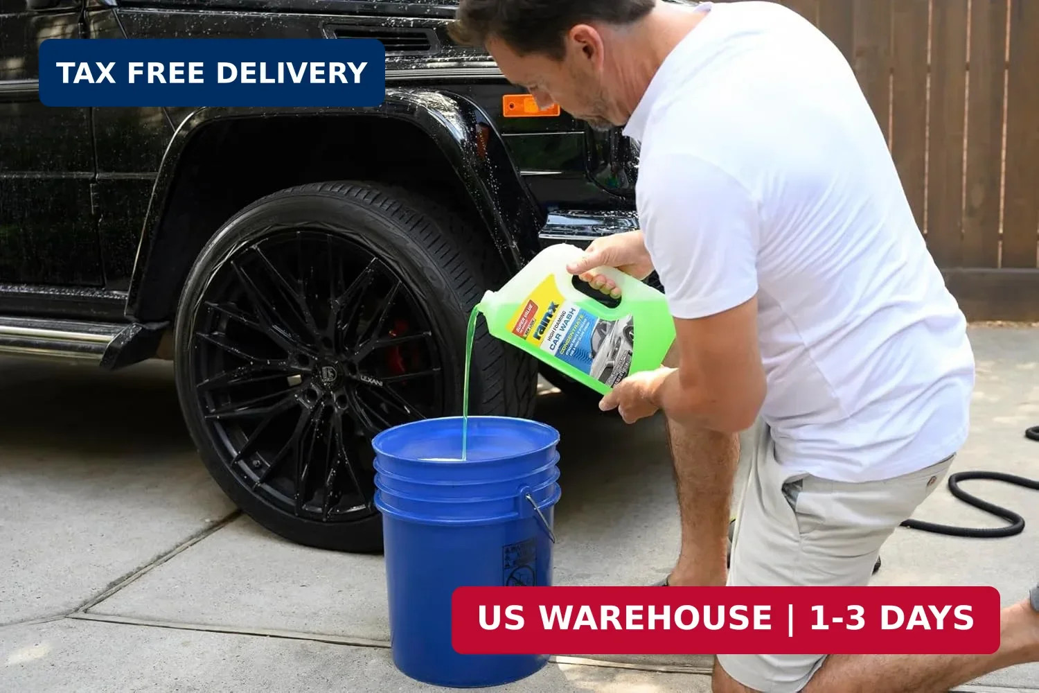 Rain-X 620191 Car Wash – 100 fl oz. High-Foaming, Concentrated Formula for Great