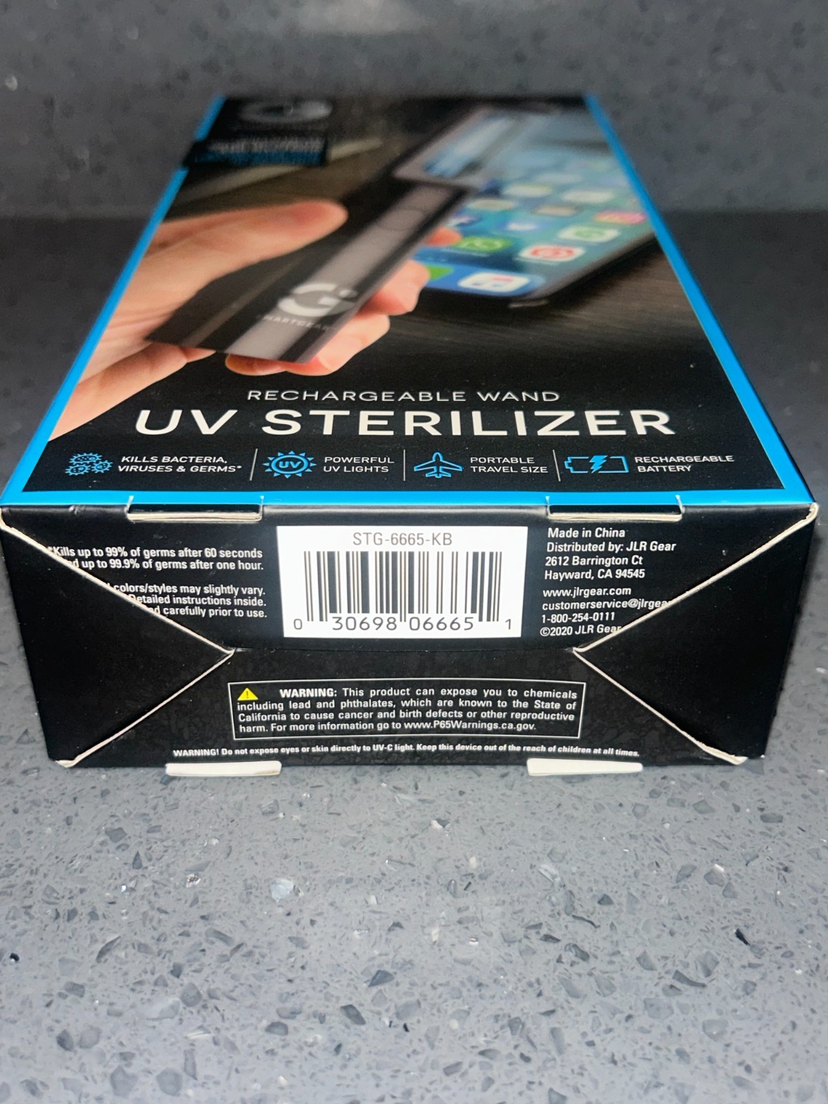 Smartgear Led Sterilization Wand New In Box Eliminates 99.9% Germs And Bacteria