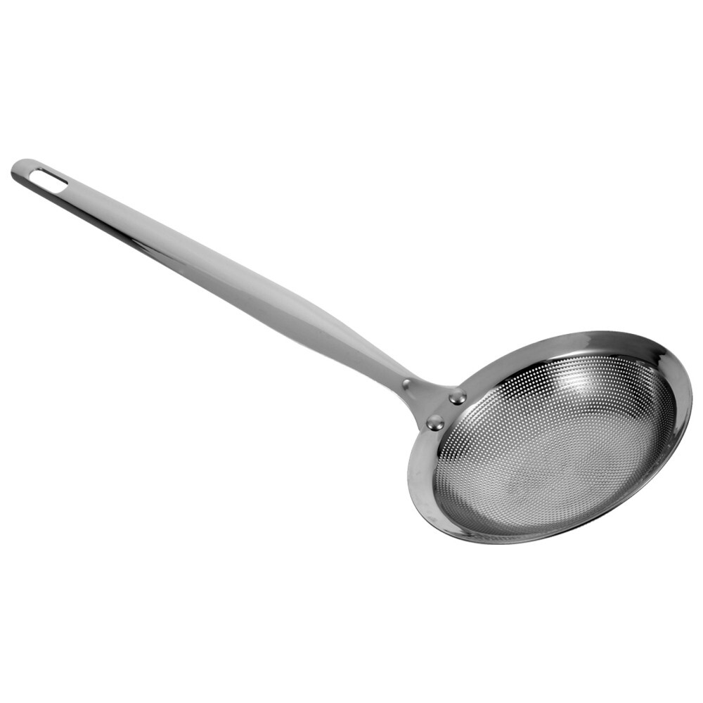 Food Strainer Hot Pot Stainless Skimmer Spoon Oil Skimmer Soup Strainer Kitchen