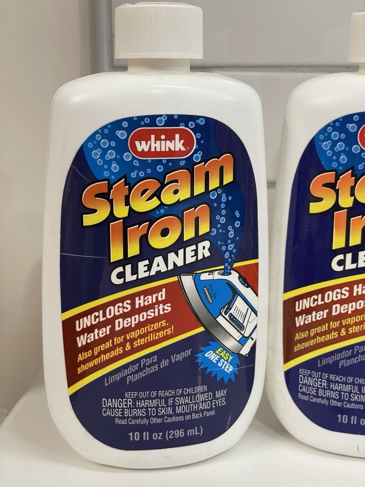 Lot of 3 Whink Steam Iron Cleaner Unclogs Hard Water Deposits Discontinued 10 oz