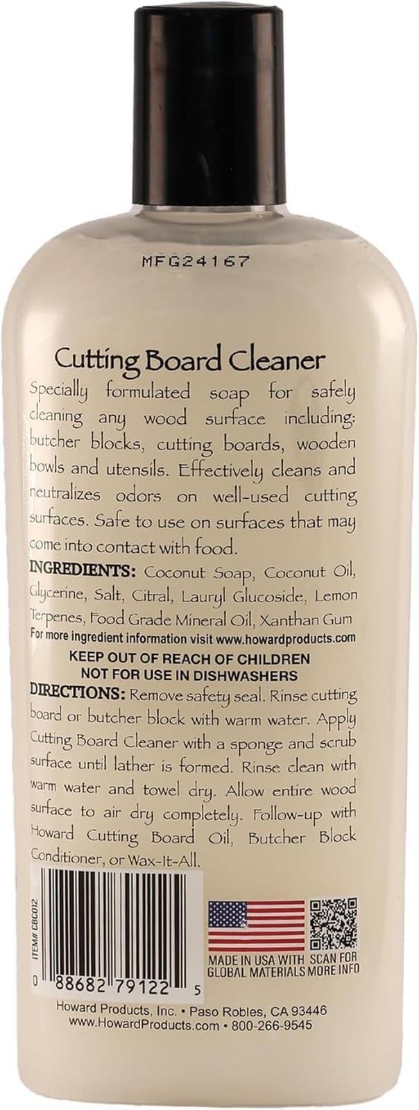 Products CBC012 Wood Cutting Board Cleaner, Wood Cleaner for Wooden Cutting Boar
