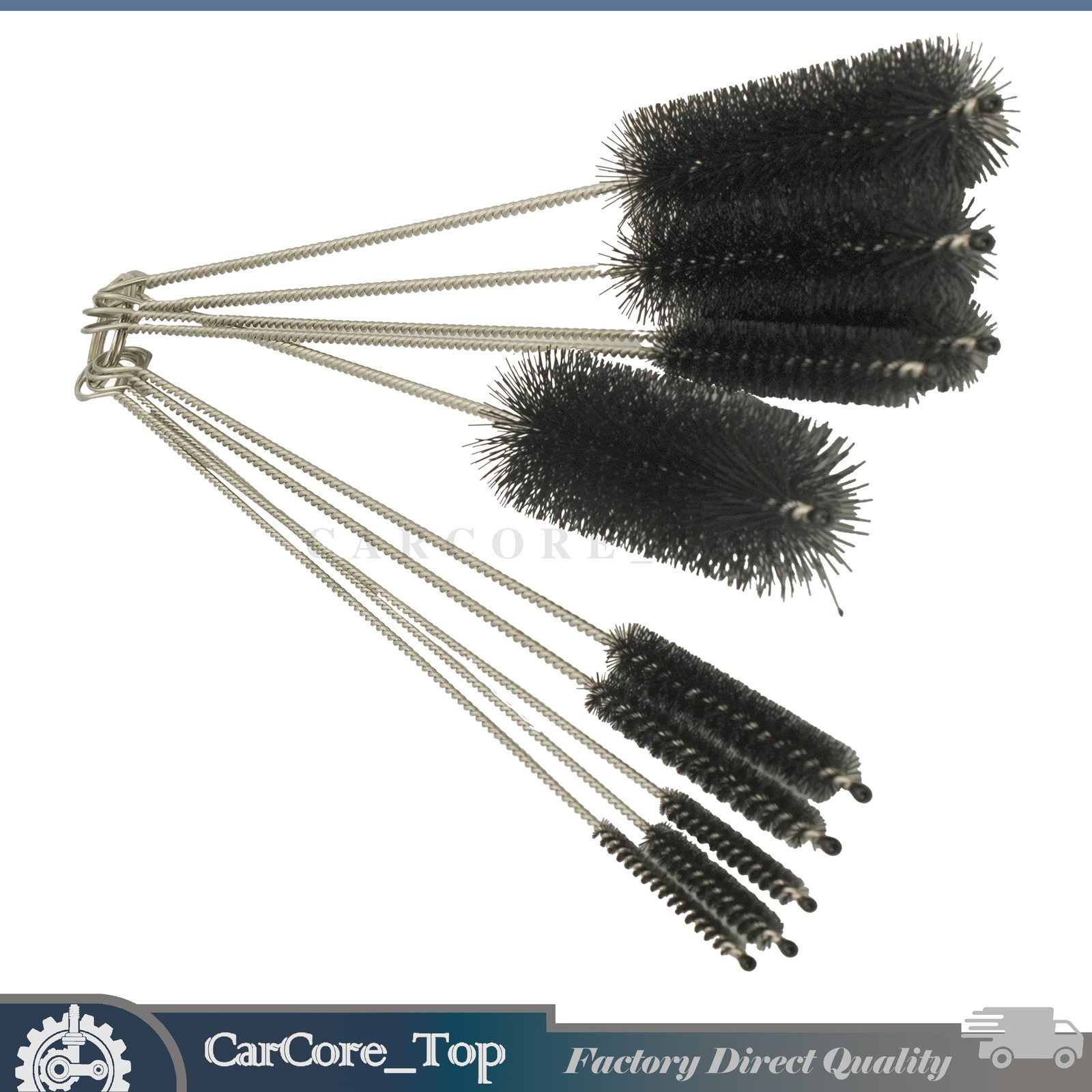 Fit Kitchen Nylon Cleaning Straw Brush Set 10PCS Bottle Tube Pipe Cleaner US