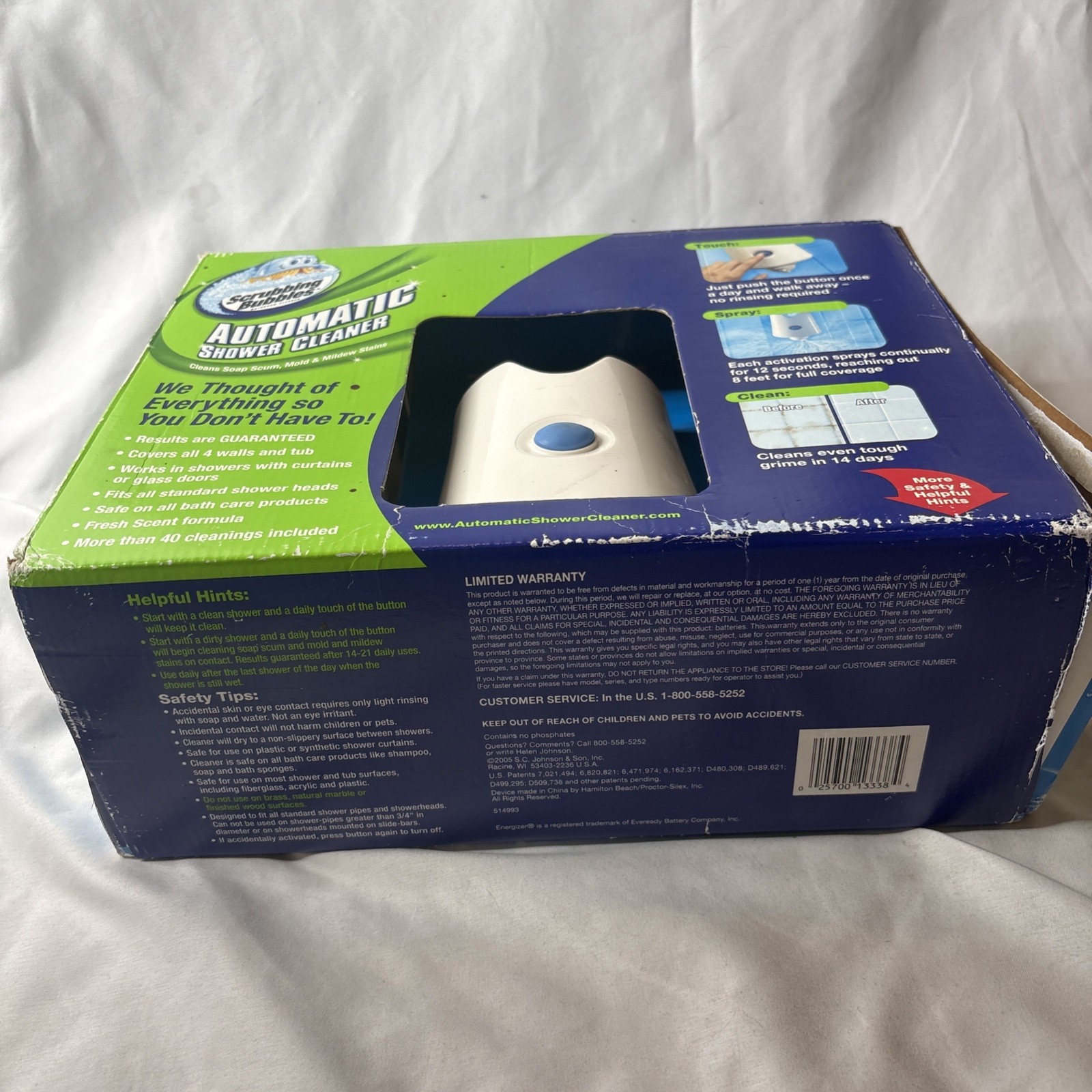 Scrubbing Bubbles Automatic Shower Cleaner With 2 Refills 68 Oz NEW Open Box