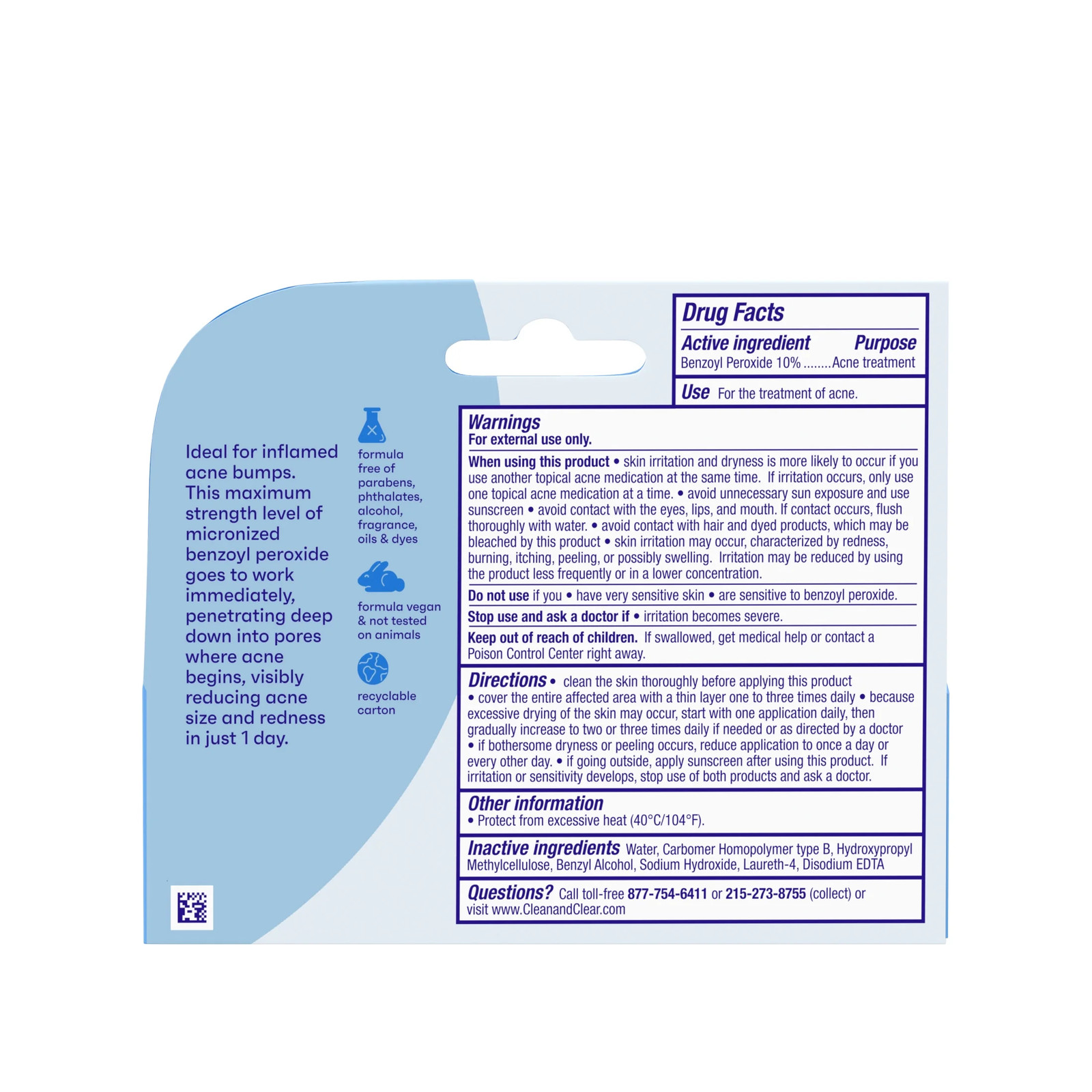 Persa-Gel 10 Acne Gel, 10% Benzoyl Peroxide, 1 Fl. Oz Fast Free Shipping