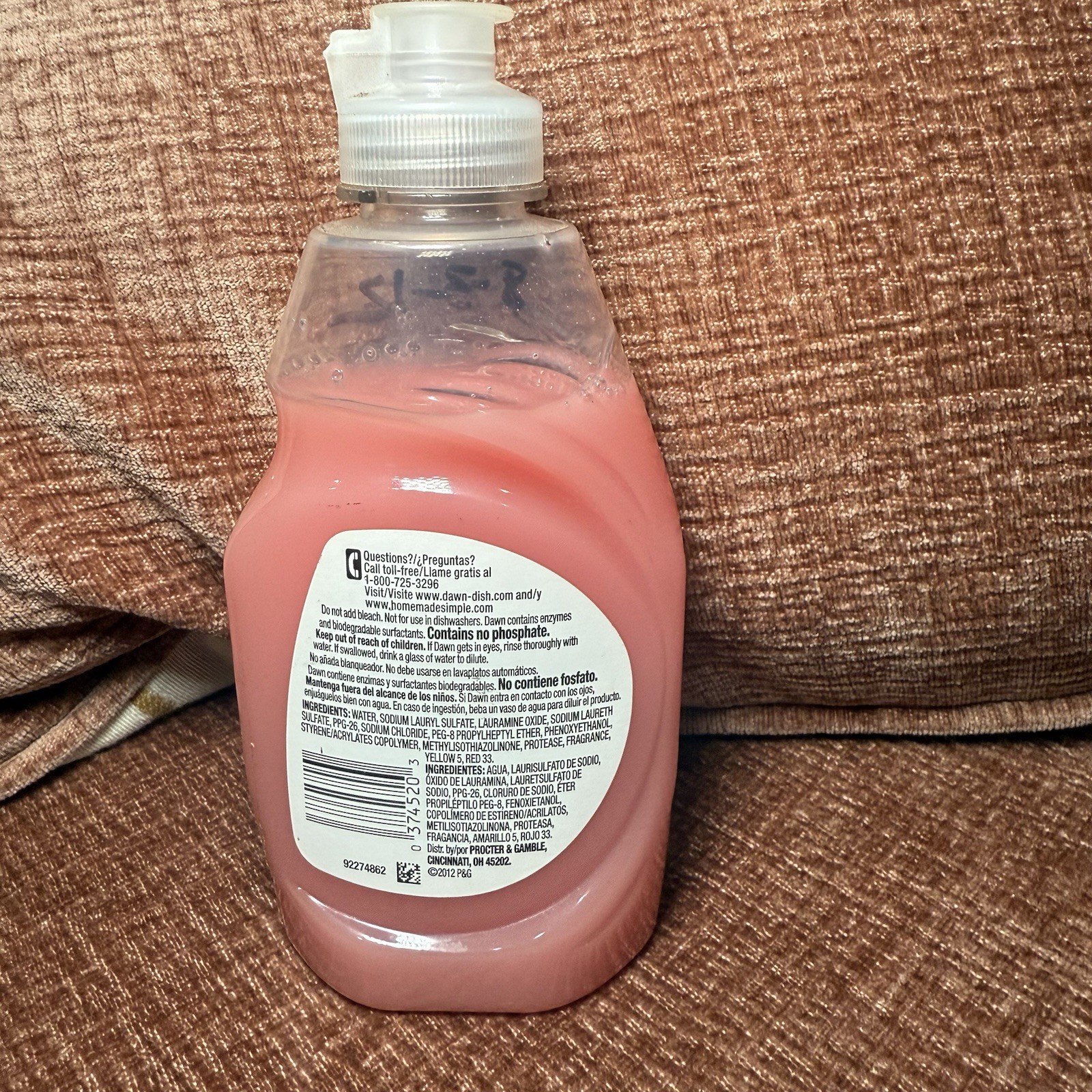 Dawn Dishwashing Liquid Olay Beauty Hand Renewal Pomegranate Splash [9 fl oz]