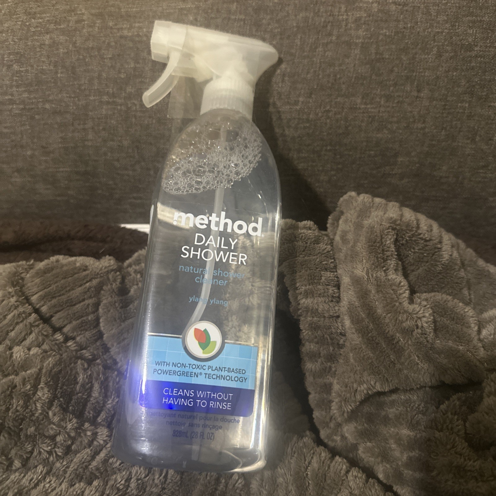 Method Daily Shower Spray Cleaner No Rinse Plant Based Ylang Ylang 28 fl oz 1 pk