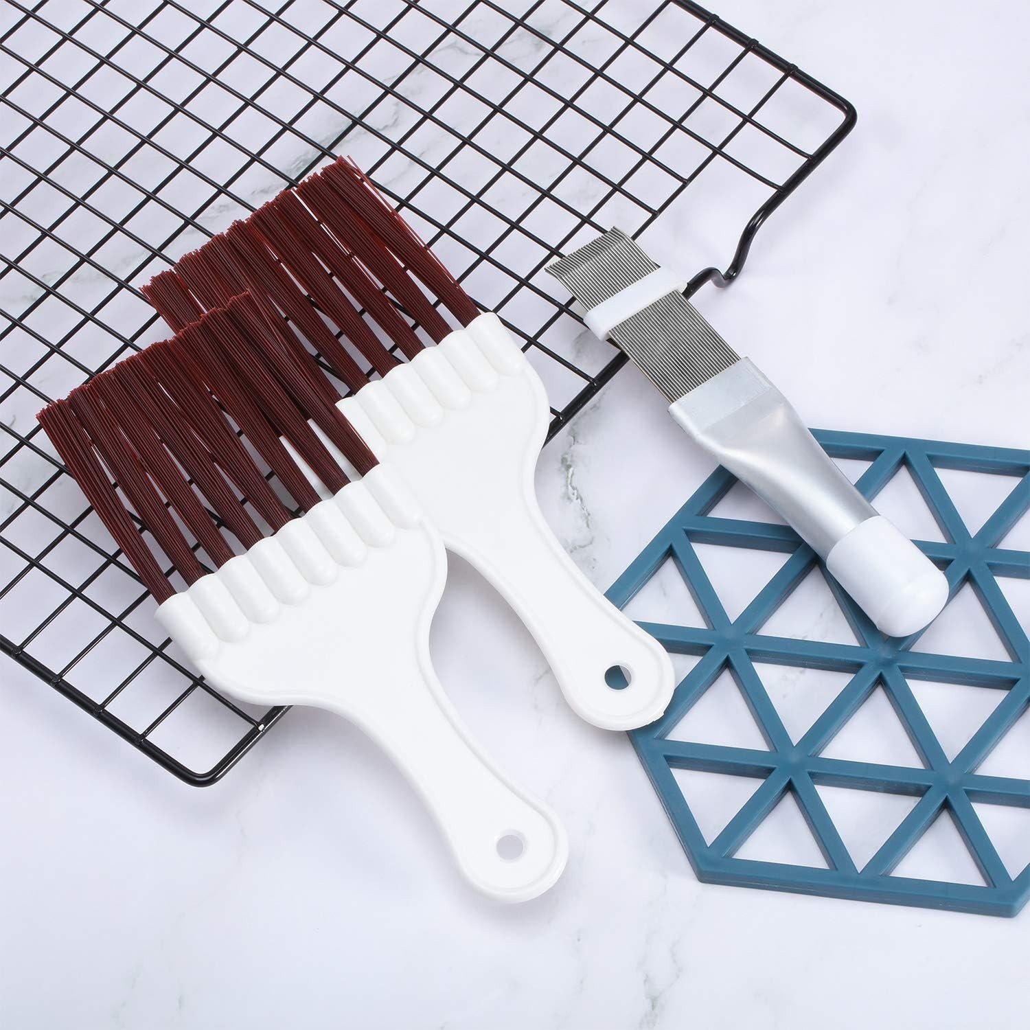 3-Piece Stainless Steel and Plastic Coil Cleaner Set for Efficient Appliance …