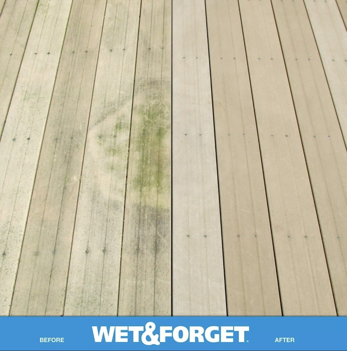 Wet & Forget Liquid Outdoor Surface Cleaner Ready Use Moss Mold Mildew Algae
