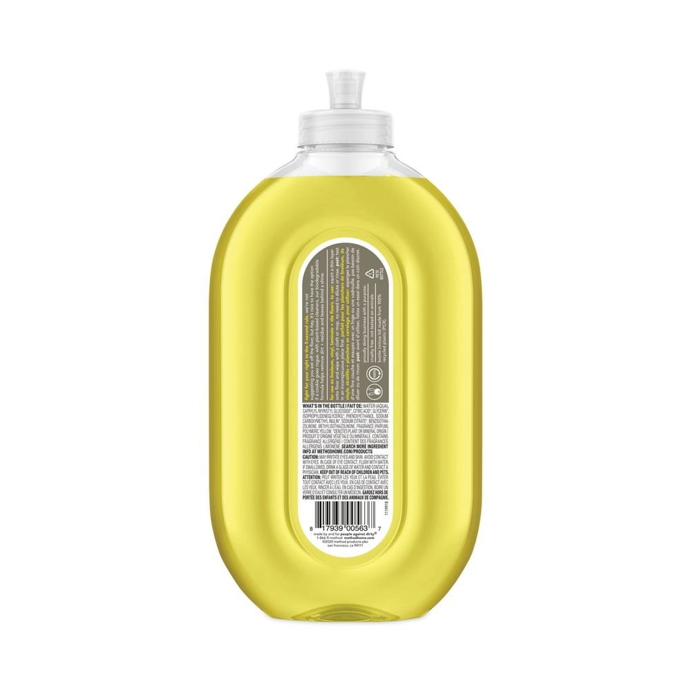 25 Fl Oz Hard Floor Cleaner Lemon Ginger Scent Squirt Mop Cleaning Formula
