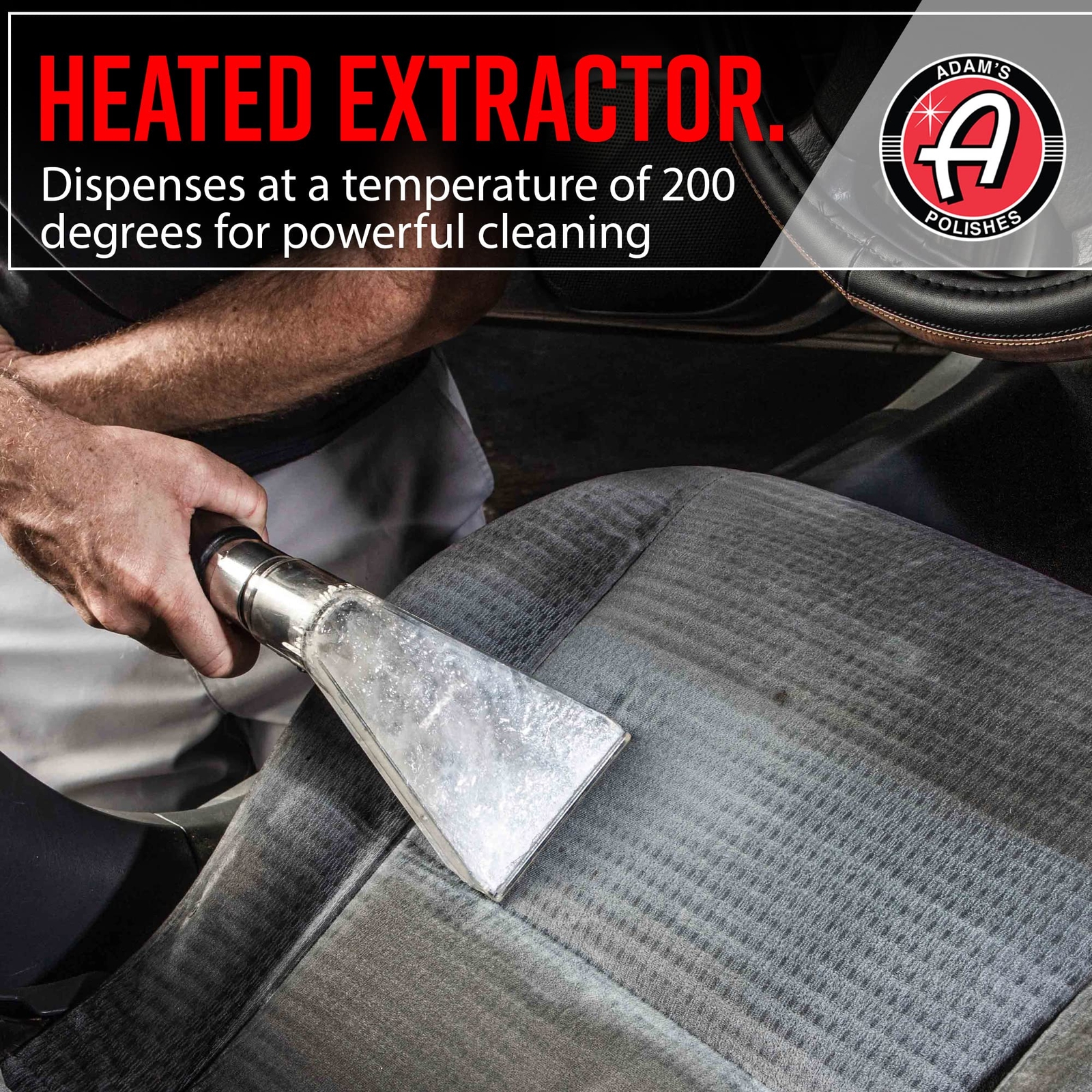 HEATED CARPET EXTRACTOR POWERFUL 200 DEGREE SPOT AND UPHOLSTERY CLEANER CLEAR HE