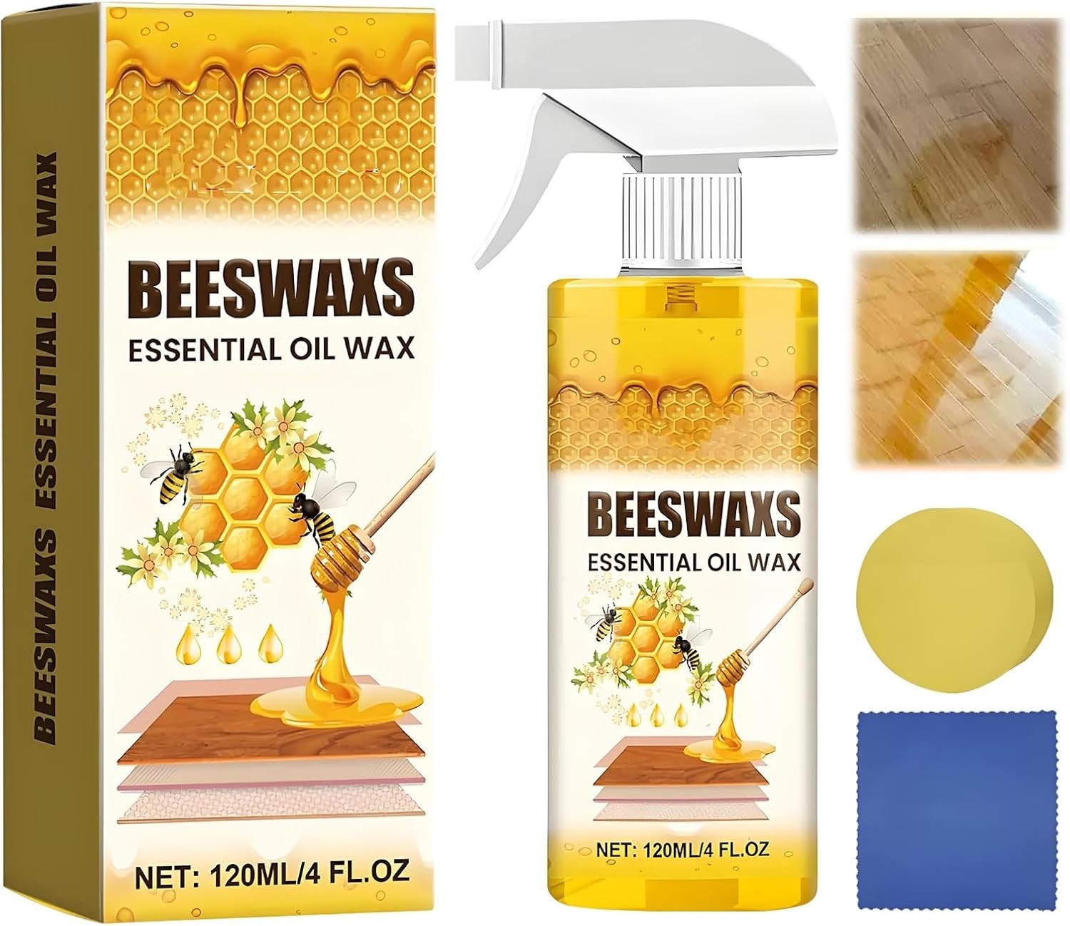 Versatile Natural Wood Polish Spray – Nourish & Safeguard Furniture Surfaces