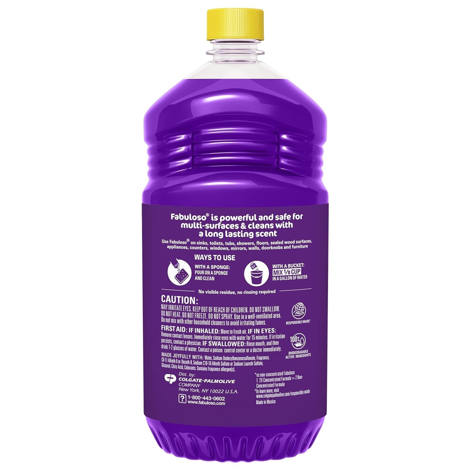 Fresh Lavender Scented Floor & Surface Cleaner – 6 Pack, 2X Concentrated Formula