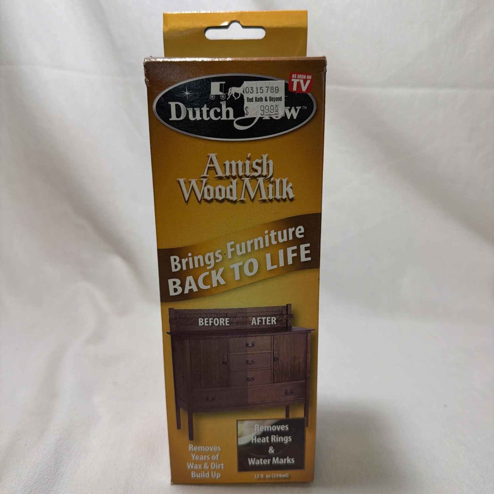 Vintage Dutch Glow Amish Wood Milk 12 FL Oz Brings Furniture Back To Life USA