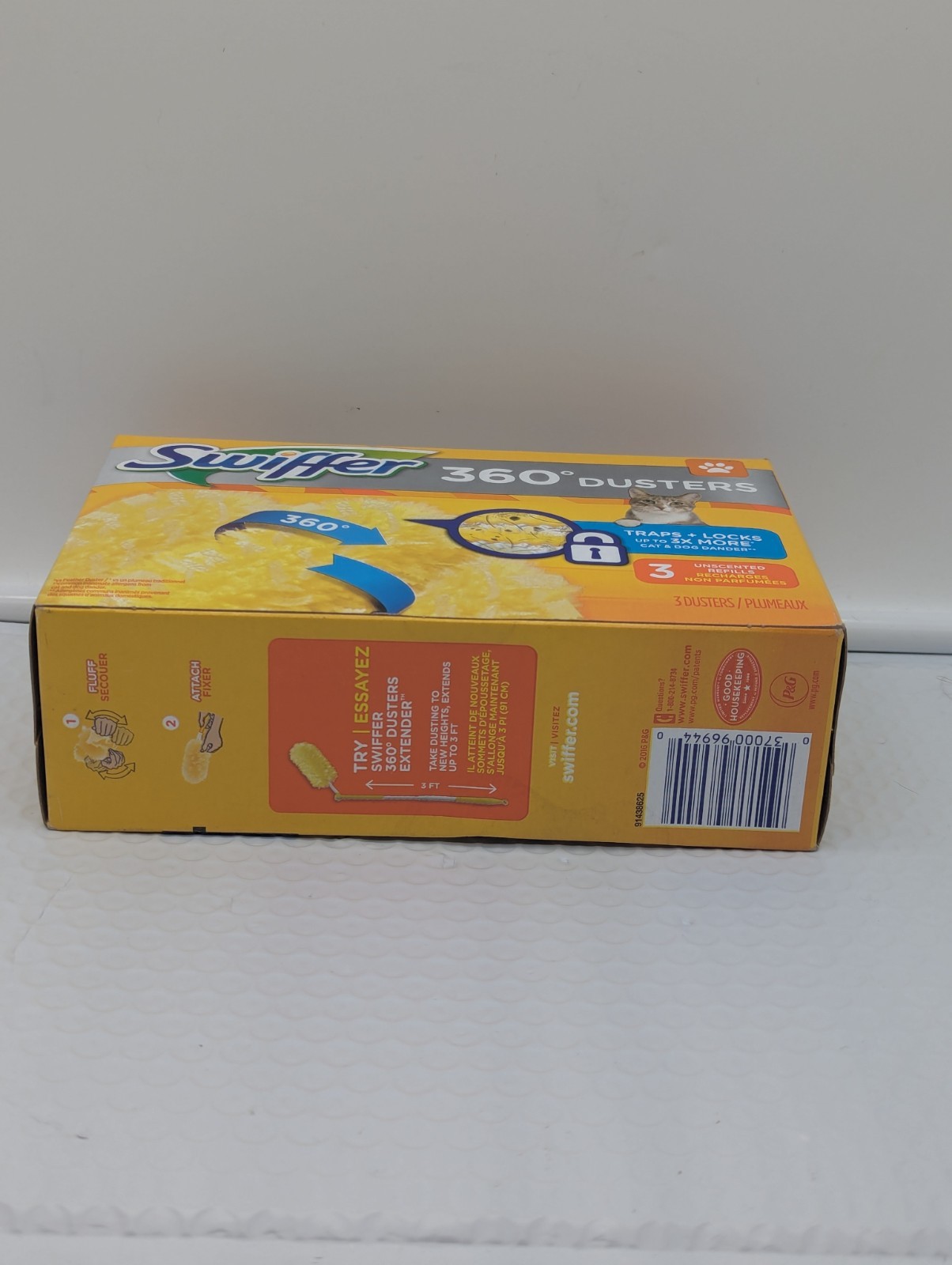 2016 Swiffer duster 360 Pet Refills Unscented 3 Pack Brand New Sealed