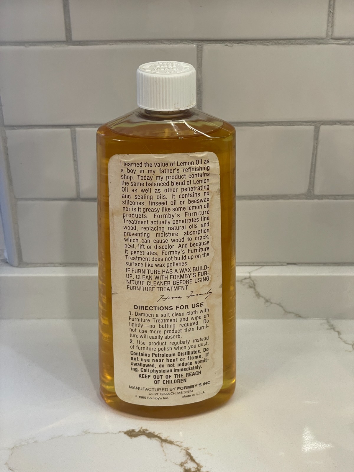 Formby’s Lemon Oil Treatment Wood Furniture Clean 16 fl oz New Old Stock