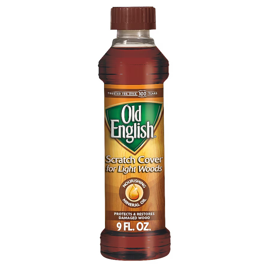 Old English Light Woods 8 -fl oz Unscented Wood furniture scratch cover for wood