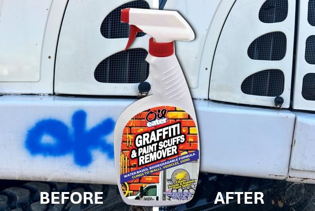 Pro Strength Cleaner for Graffiti, Paint Scuff, Overspray, Paint Spills, Perm…