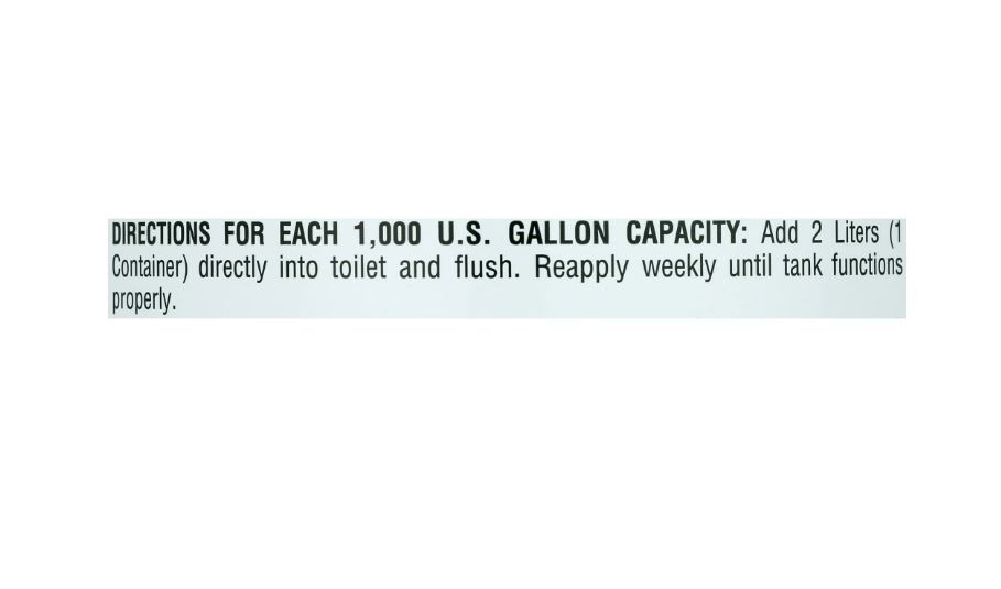 Instant Power Septic Shock, 67.6 fl oz (2 Liter), Super Charged for Clogged Sept