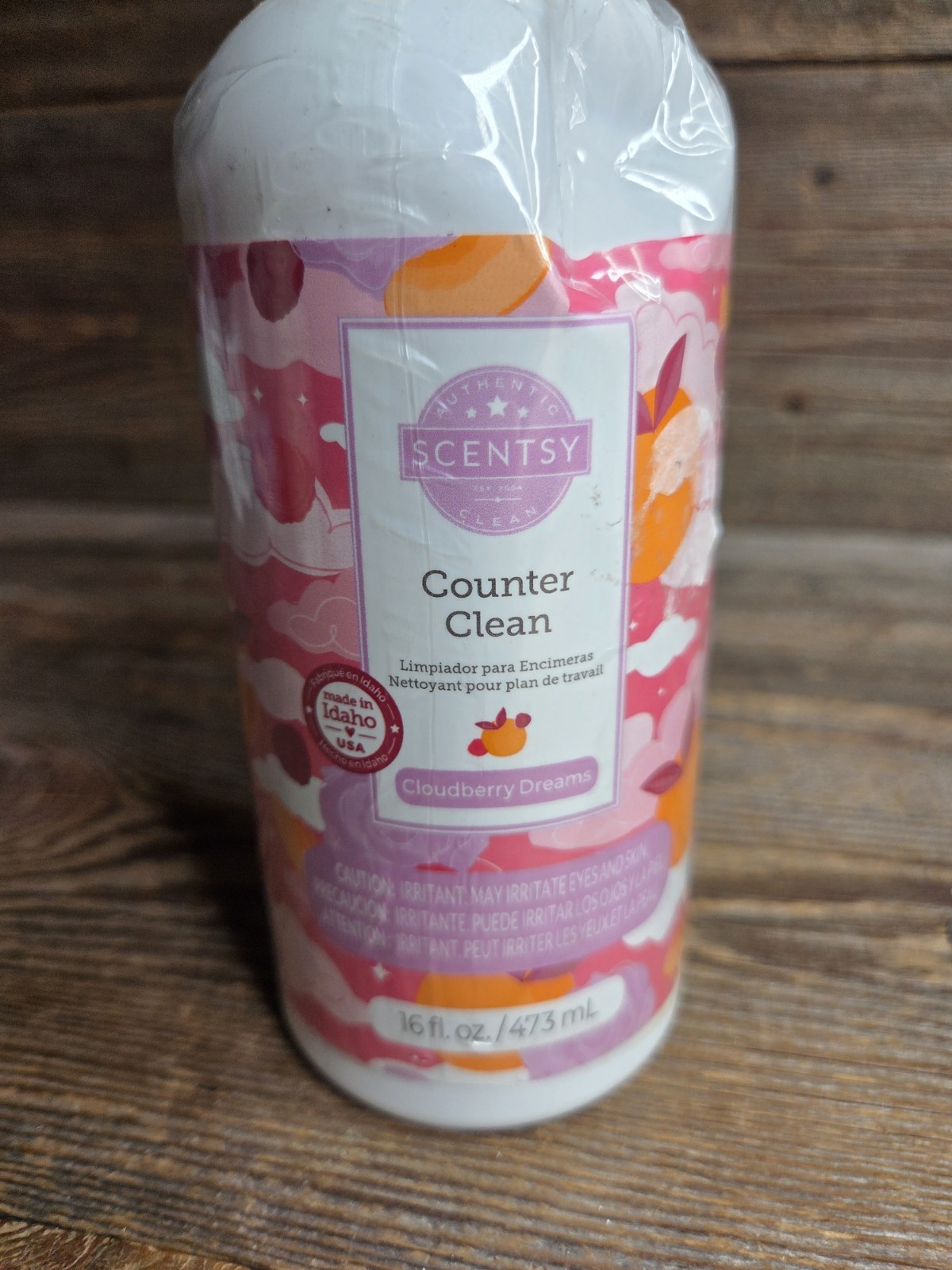 Scentsy Counter Cleaner Spray 16 fl oz- Cloudberry Dreams/Feelin’ Punchy New (2)