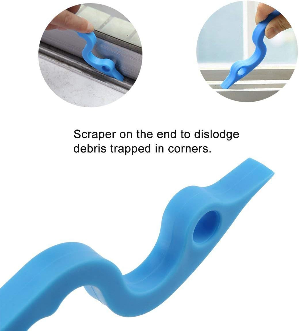 2Pcs Hand-Held Groove Gap Cleaning Tools Door Window Track Kitchen Cleaning Brus