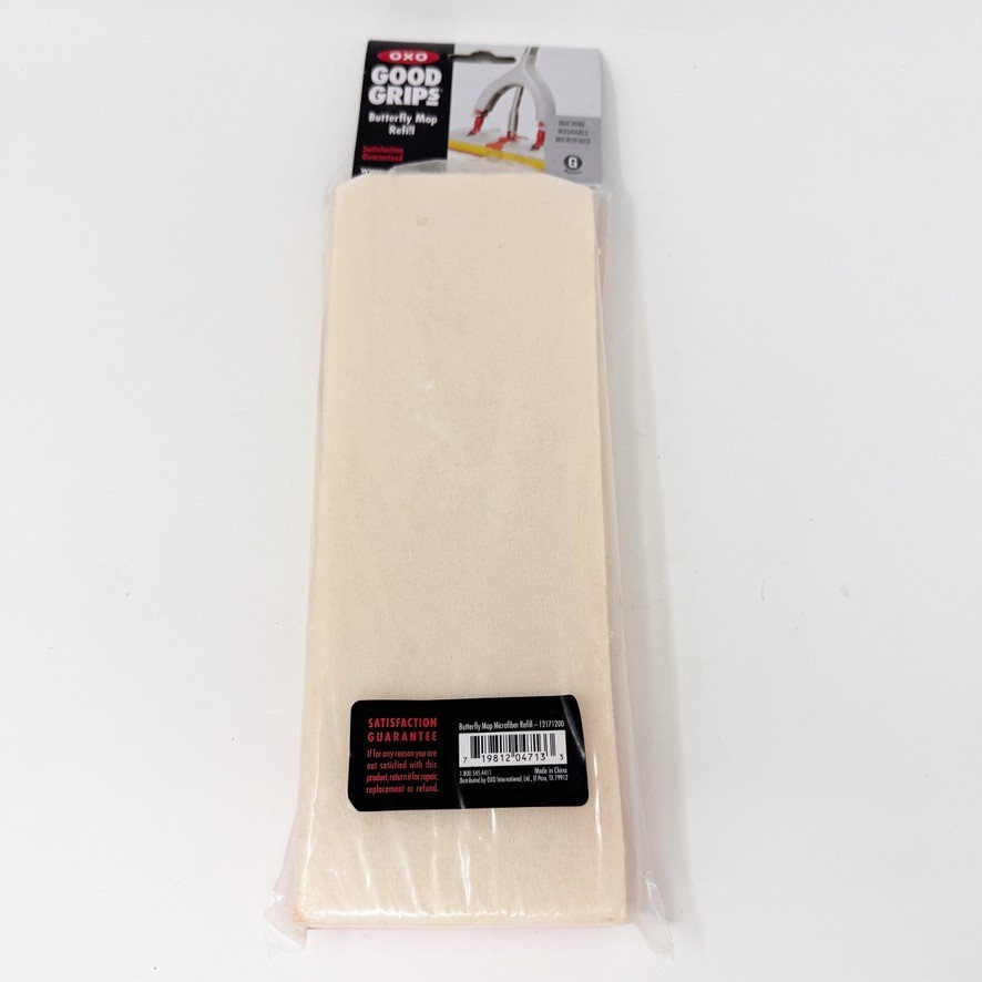 OXO Good Grips Double Sided Flip Mop Refill “G” Machine Washable NEW