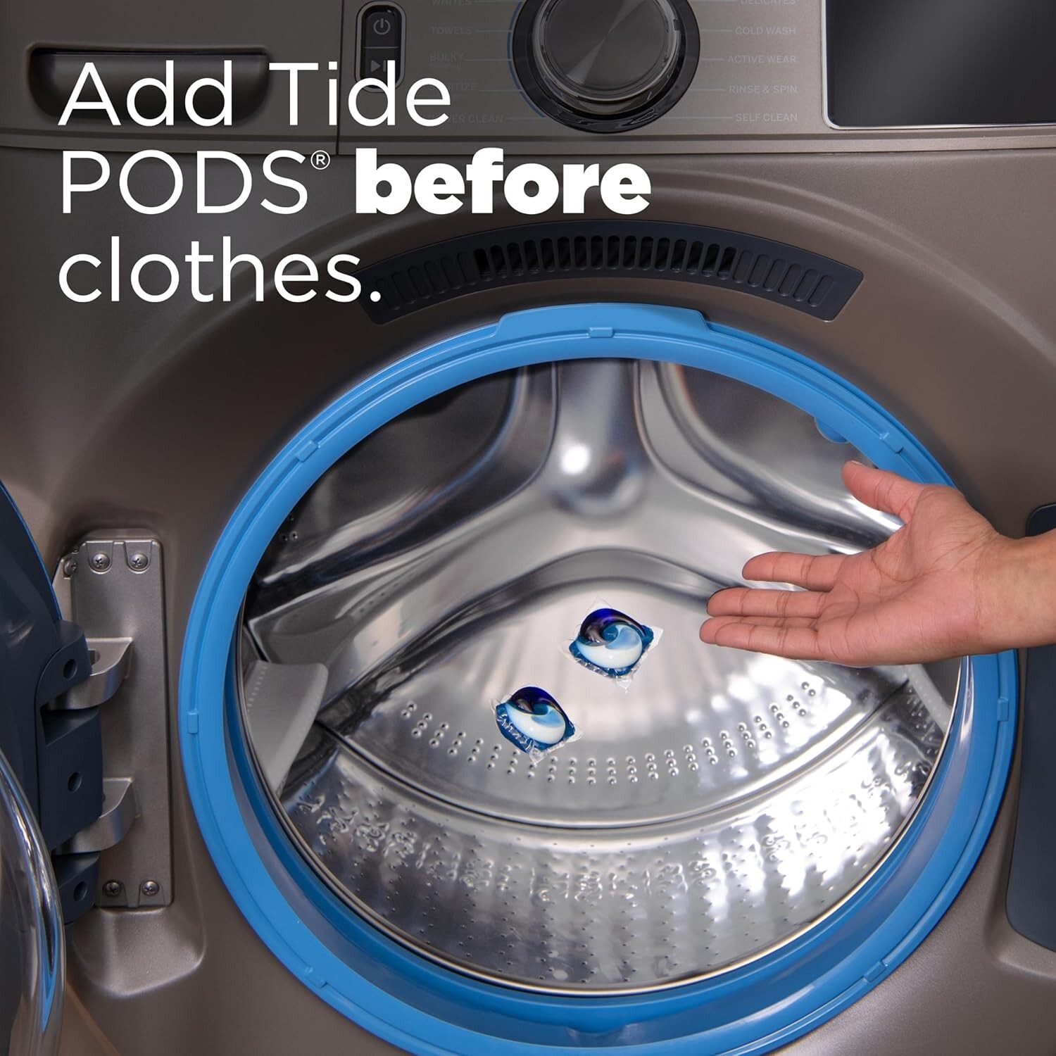 Tide PODS Liquid Laundry Detergent Soap Pacs, Powerful 76 Count (Pack of 1)