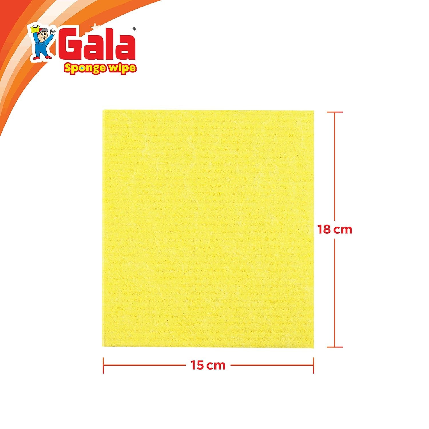 Gala Sponge Wipe for Kitchen & Household 5 Pcs Pack (Multipurpose)