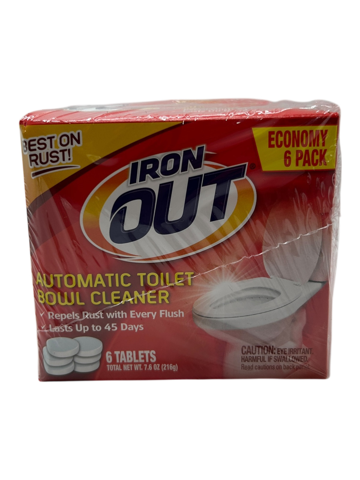 IRON OUT Toilet Bowl Cleaner 4PK