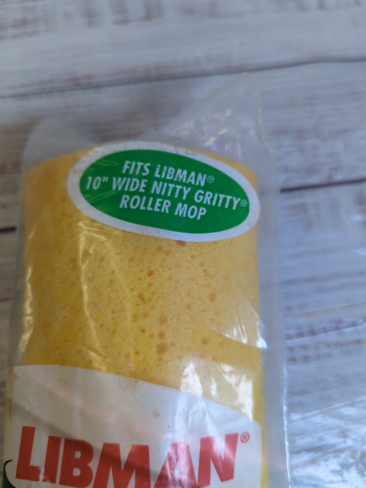 NIP Libman Nitty Gritty Roller Mop Refill 9” #02011 Made In USA
