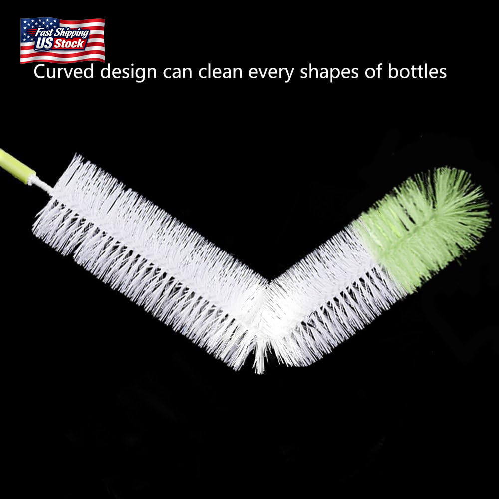 TISSA Long Bottle Cleaning Brush 18″ Extra Long X 2.17″ Extra Wide Brush for Was