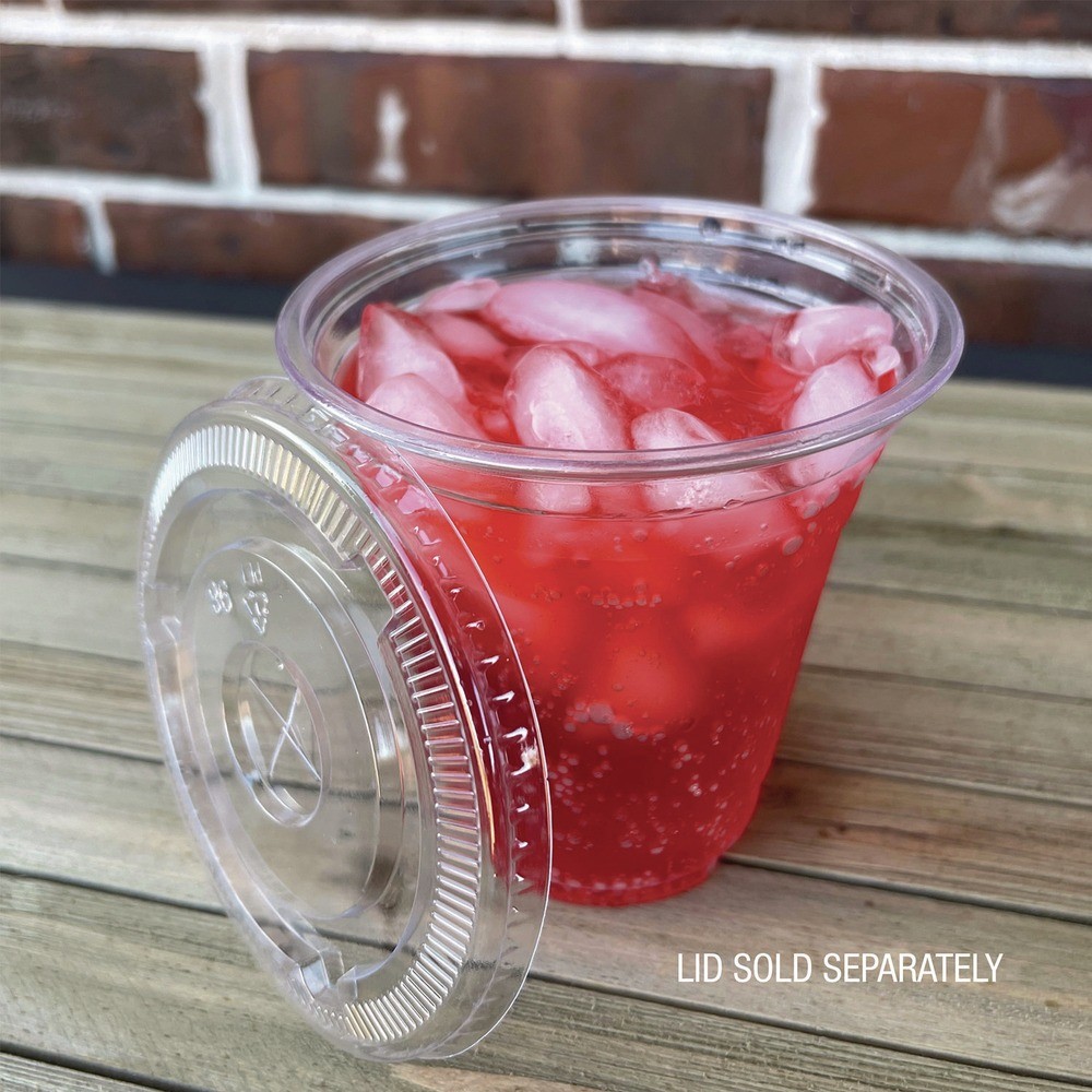 Boardwalk PET9S 9 oz. Squat PET Cold Cups – Clear (1000/CT) New