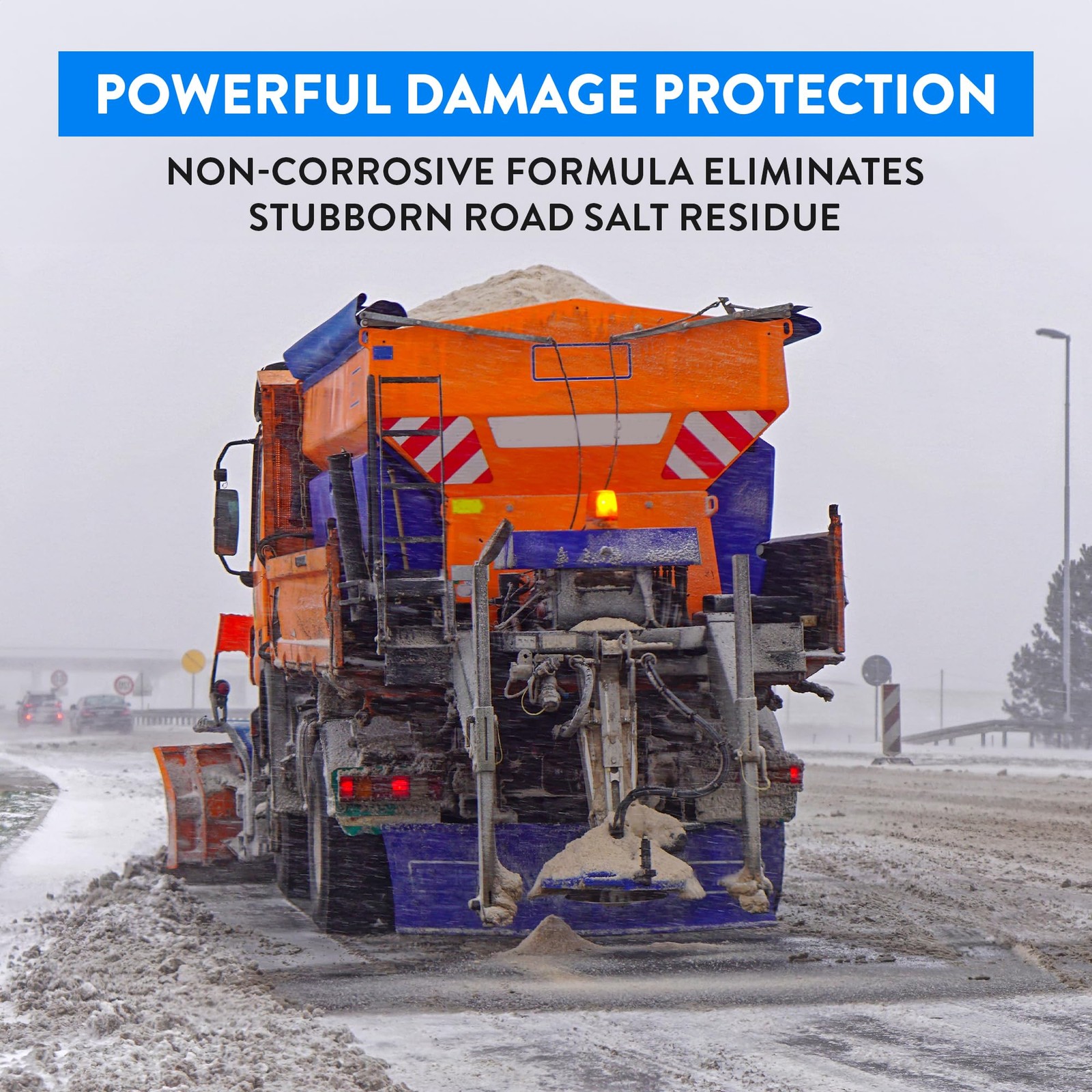 Road Salt Neutralizer -Neutralizes Salt’s Corrosive Films, Paint Metal Protectiv