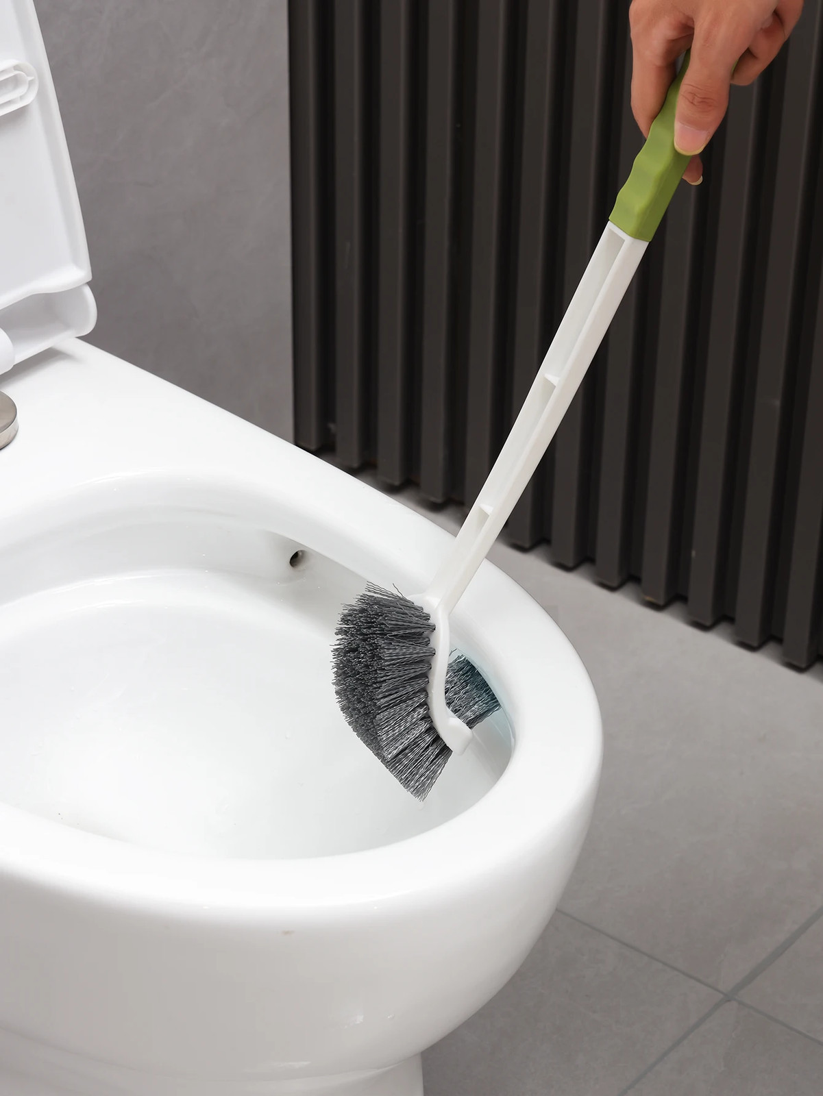 1/2pcs Household Toilet Brush With No Dead Corners No Punching In The…